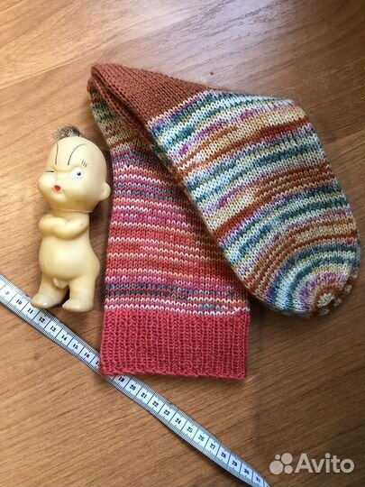 Носки ручной вязки шерстяные