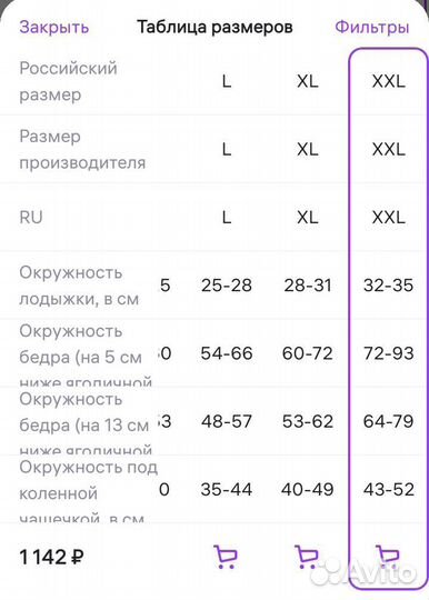 Чулки компрессионные 2 класс