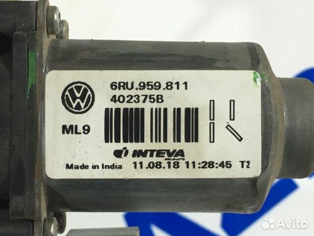 Стеклоподъёмник задний правый volkswagen polo 5 1