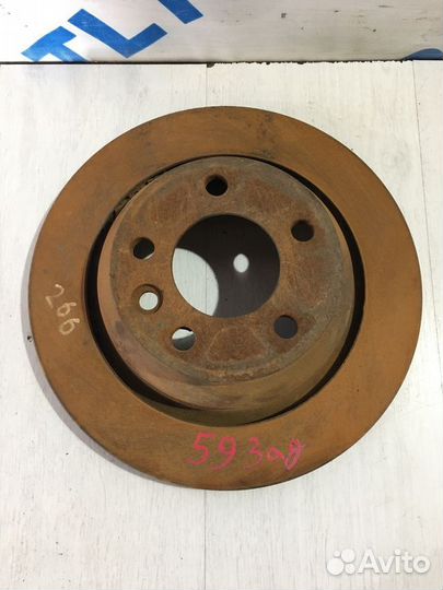 Тормозной диск задний volkswagen touareg I рест. 2