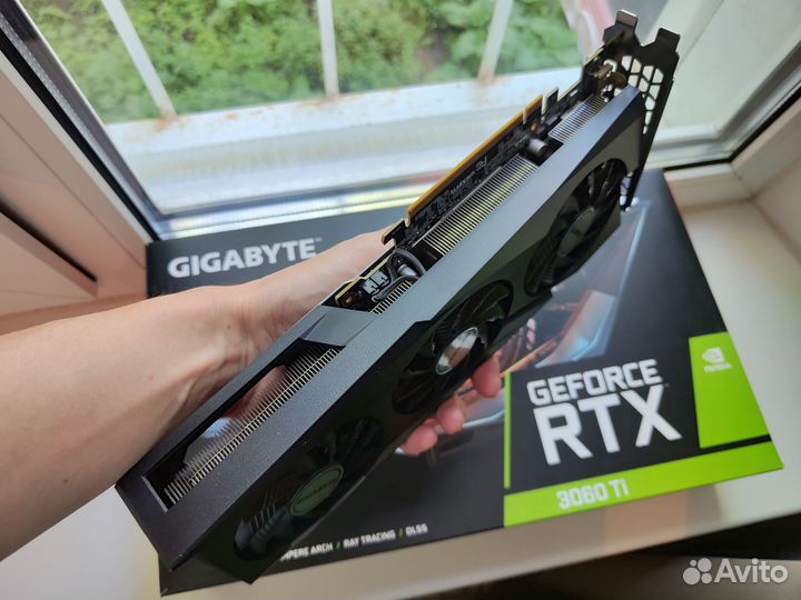 Видеокарта RTX 3060 ti gigabyte gaming oc(идеал)