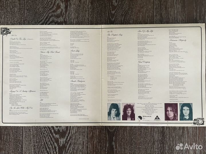 Queen - A Night AT The Opera LP