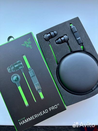 Наушники Razer hammerhead pro v2