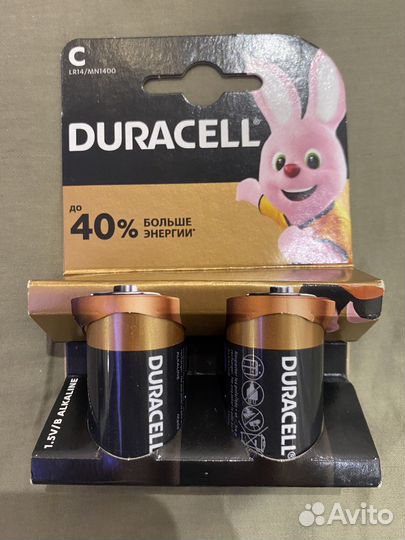 Батарейки duracell C LR14/MN1400