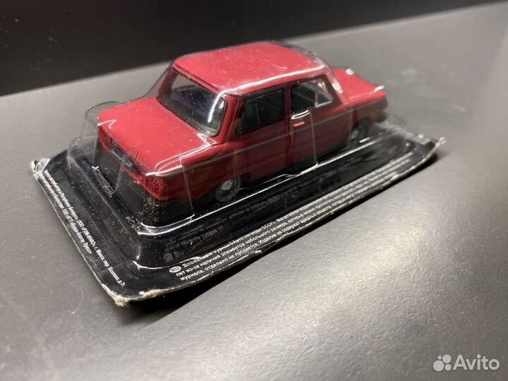 Модель автомобиля заз-968М 1:43
