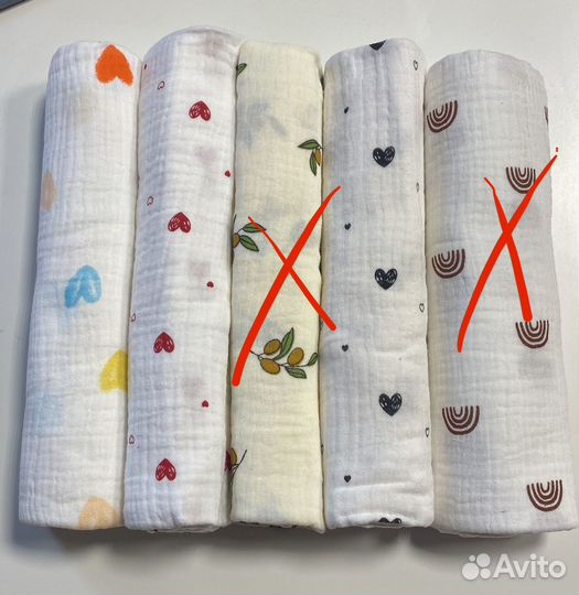 Муслиновая пеленка для новорожденных