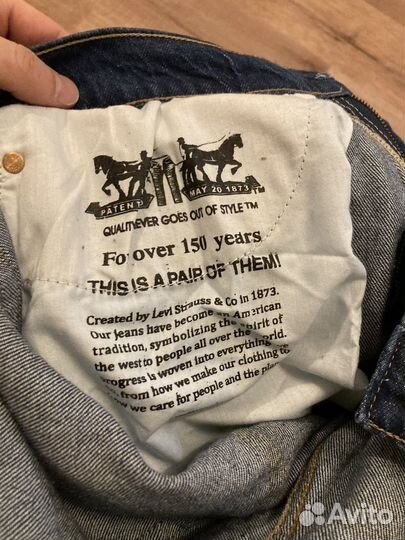 Мужские джинсы levis 501 w32 l32