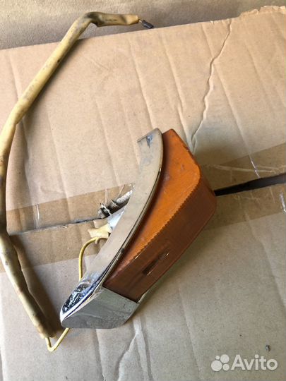 Газ-24, поворотники и ободки крепления фар. Хром