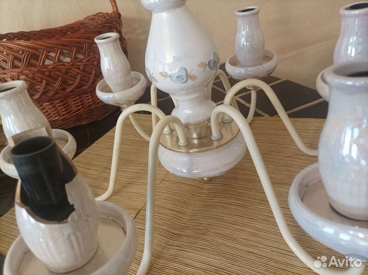 Люстра времён СССР, б/у