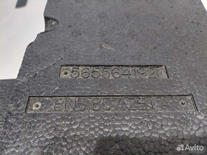 Абсорбер бампера задний Volkswagen Polo 6