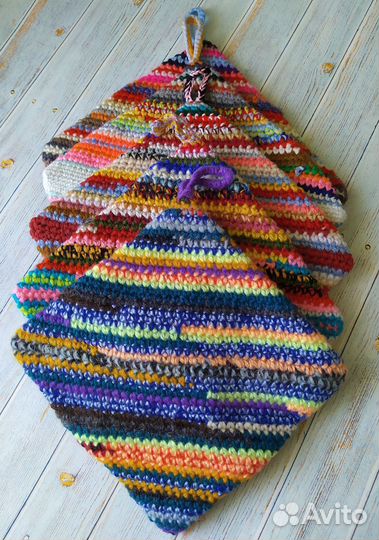 Прихватки вязаные