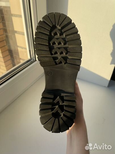 Лоферы / туфли чёрные женские кожаные, 37