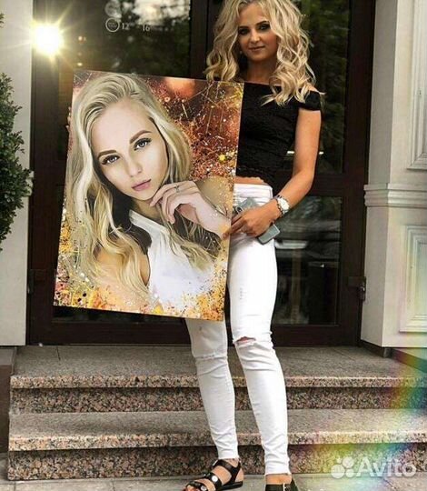 Печать вашего фото на холсте