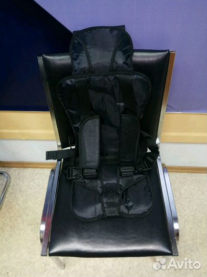 Сертифицированное гибдд детское автокресло чёрное