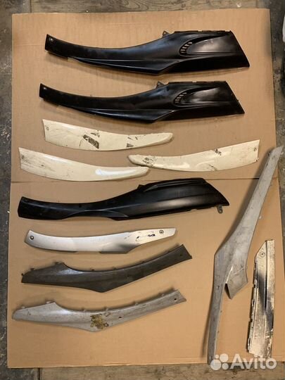 Пластик лыжи на honda yamaha