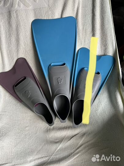 Ласты и лопатки для плавания