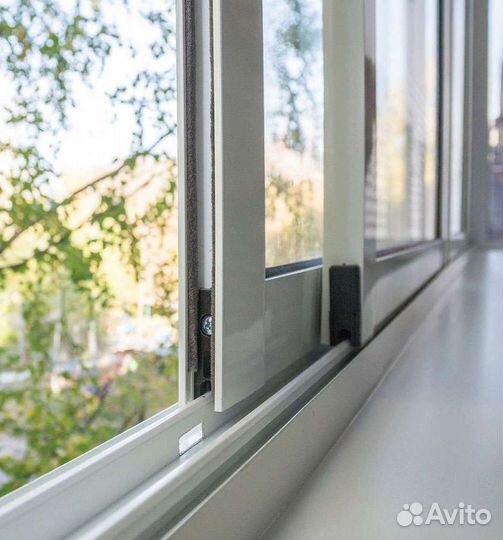 Окна алюминиевые