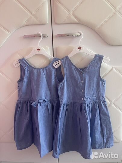 Вещи пакетом для двойняшек 104-110 р