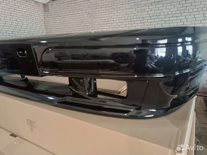 Бампер передний ваз 2114 2115 спорт сине - черный