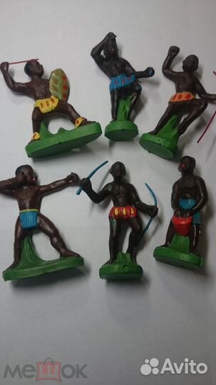 Солдатики Африканцы, папуасы, негры гдр СССР