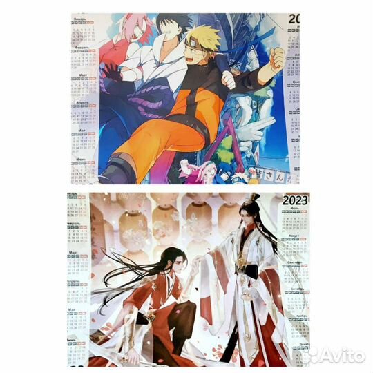 Плакаты постеры календари аниме к-рор геншин