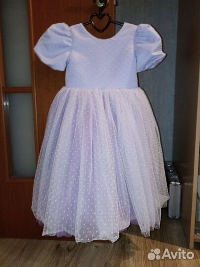 Нарядное платье для девочки 104 110 см