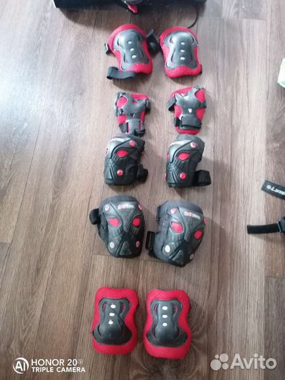 Сумка, защита, Ролики раздвижные 31-36