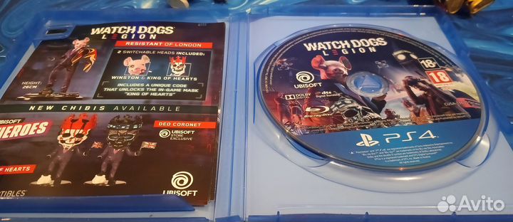 Whatch Dogs Legion (3) на PS4 Диск