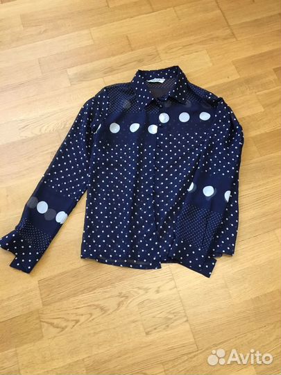 Блуза в горошек