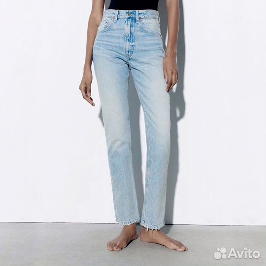 Джинсы zara Straigt Fit EU34