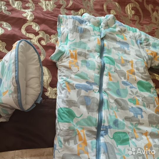 Детский спальный мешок зимний