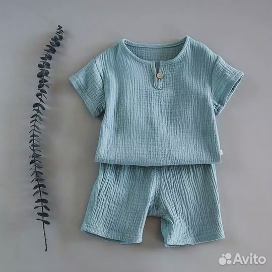 Новые костюмы из муслина для мальчика р104-110-116