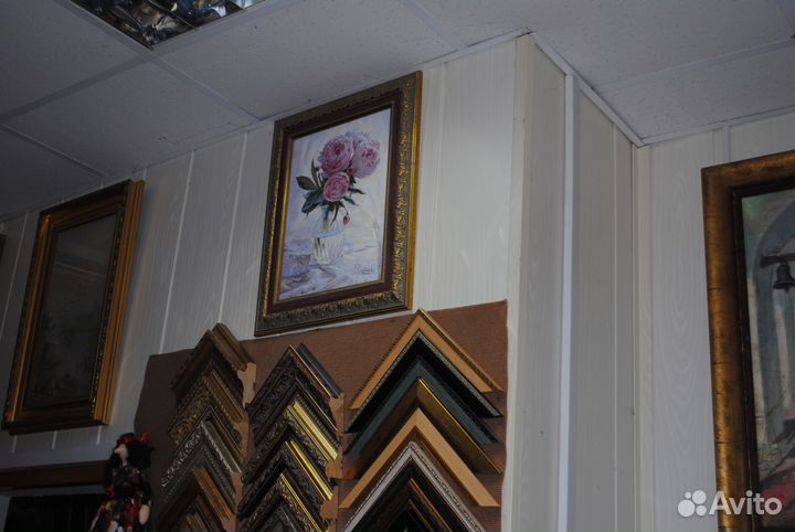 Багетная мастерская, оформление картин, вышивок