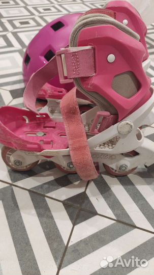Роликовые коньки детские раздвижные
