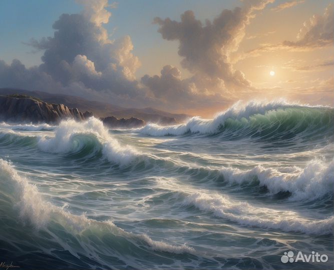 Картина маслом Южный берег Крыма 50х70