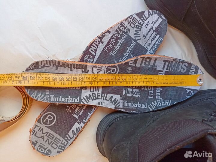 Ботинки timberland мужские нубук р. 45