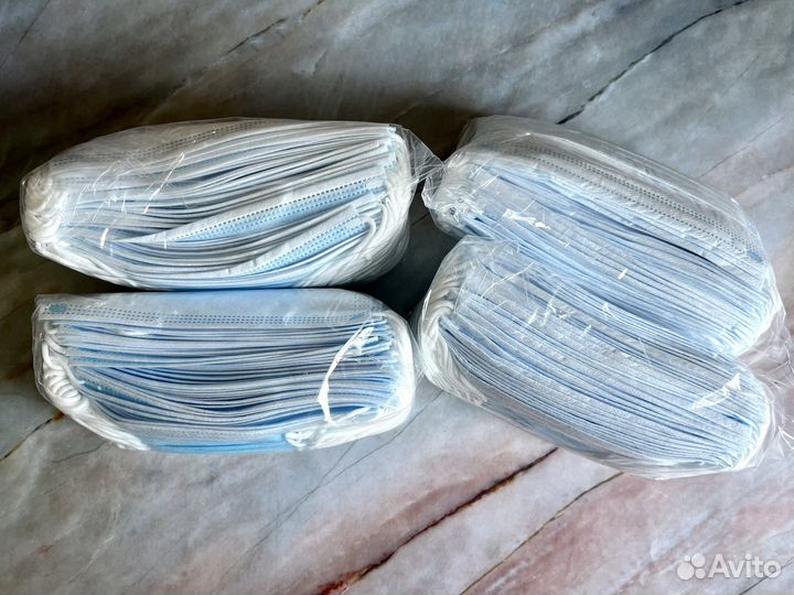 Маски медицинские 200шт одним лотом