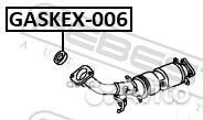Gaskex-006 кольцо уплотнительное Honda CR-X 1