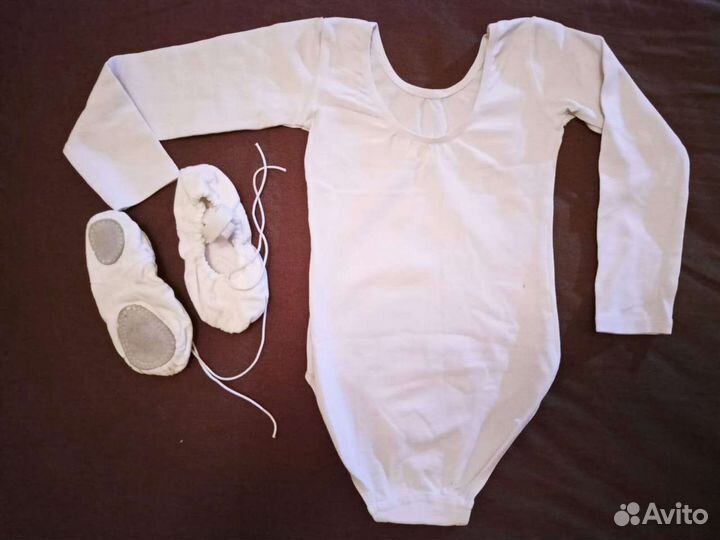 Купальник для гимнастики, танцев. Балетки р. 23