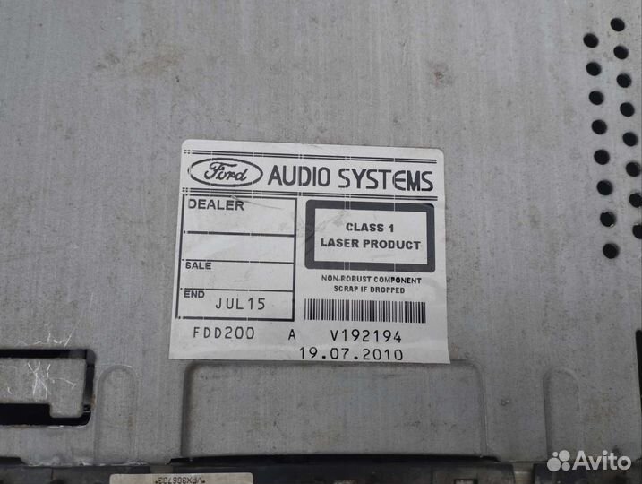 Штатная магнитола Ford Focus 2