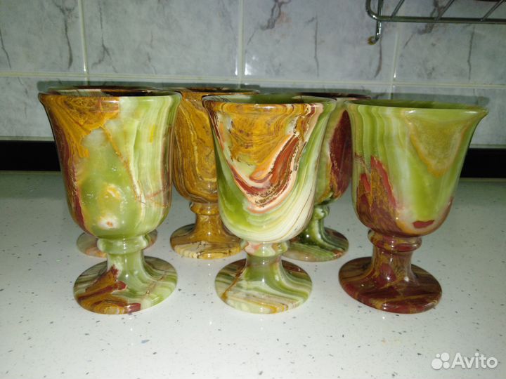 Бокалы из оникса