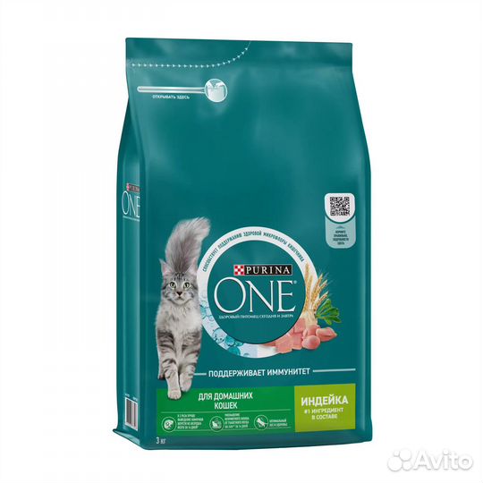 Сухой корм для кошек Purina ONE (Пурина ван) 3кг