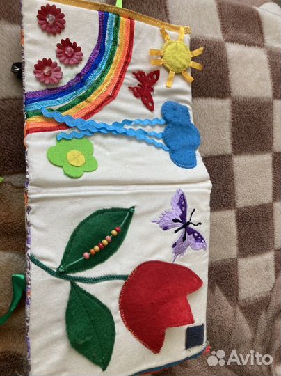 Развивающая мягкая книжка