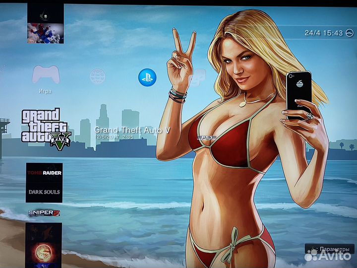 Sony PS3 Slim White 500Gb + 134 игры и 2 джойстика