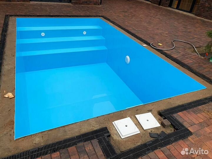 Бассейн из полипропилена 5x3