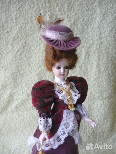 Кукла фарфоровая винтажная коллекционная Gorham