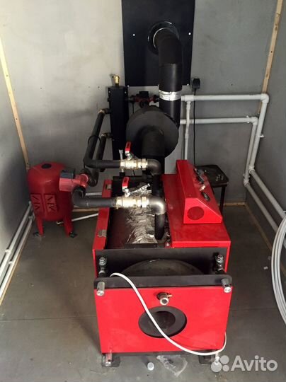 Котел на отработке мощность-70-1300кВт