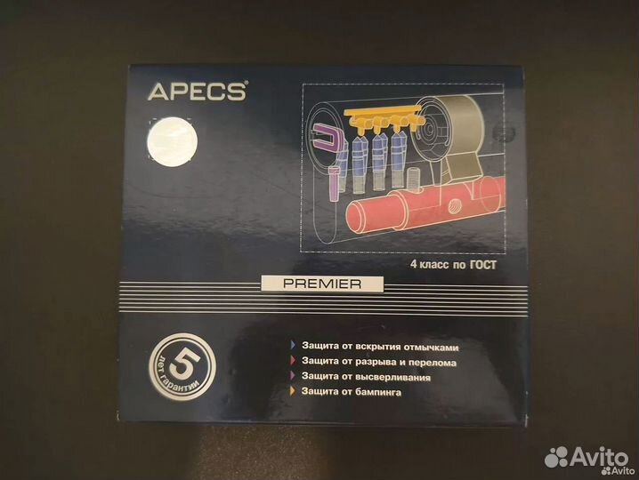 Цилиндровый механизм Apecs Premier XR-80(35C/45)