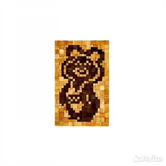 Декоративное панно / Объемная мозаика «Миша»