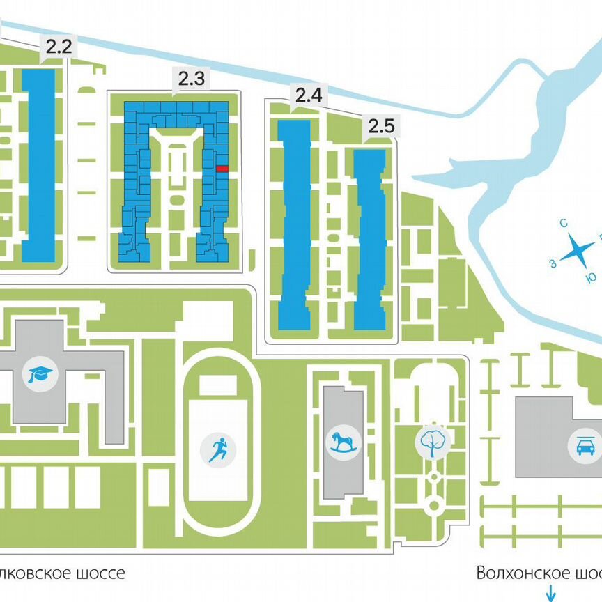 Квартира-студия, 27,6 м², 4/5 эт.